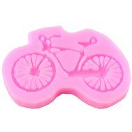 Mujiang Bicycle Silicone Fondant Mold Bike Chocolate Cake Decorating Sugar Molds N4