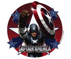 Captain America Edible Cake Topper Decoration N2