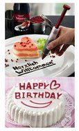 Cake Biscuit Cookie Pastry Icing Decoration Syringe Chocolate Plate Pen Tool