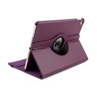 ipad Case Red,TechCode 360 Degrees Rotating Magnetic PU Leather with Stand Smart Auto Sleep/Wake Feature Case... N44