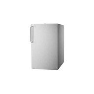 Summit FS408BLCSS 2.8 Cu. Ft. Stainless Steel Undercounter Built-In Upright Freezer N3