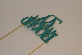 All About Details Green 70-Years-Loved Cake Topper N2