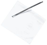 Bag of 50 ~ Cello Bag Clear Silver Tie ~ Cake Pop Supplies