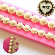 Joinor Bead Chain Silicone Fondant Mould Purse Bag Cake Mold Sugarcraft Decorating Tool Cake Decorating Pastry...