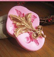 AnyanaFiligree Vintage Scroll Silicone Molds Fondant Cake Moulds Candy Rubber Relief