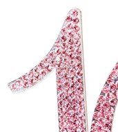 Sweet 16 Cake Topper - Premium Crystal Rhinestones - Monogram Number Sixteen - 16th Birthday Party Decoration... N5
