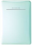 Daewoo Retro Compact Refrigerator 2.8 Cu Ft, Mint N2