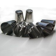7PCS Stainless Steel Nozzles Russian Tulip Icing Piping Pastry Decorating Tips Cake Cupcake Decorator Rose Kitchen...