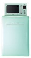 Daewoo Retro Compact Refrigerator 2.8 Cu Ft, Mint N3