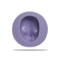 "3D Baby Head Silicone Mould Girl Face Fondant Cake Mold" shopping N8