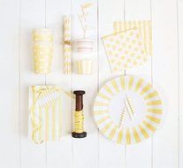 Paper Eskimo 12-Pack Styling Tags for Parties, Limoncello N3