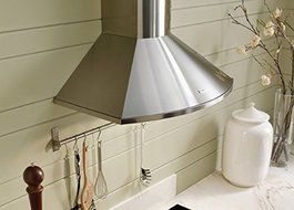 Faber TEND36SS 36" 600 CFM Tender Canopy Wall Hood, Stainless Steel N3