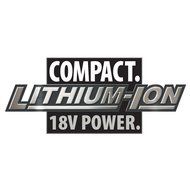 Makita BCL180W 18-Volt Compact Lithium-Ion Cordless Vacuum Kit N5