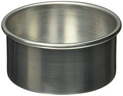 American Metalcraft 3806 Cake Pans, 6.45&quot; Length x 6.45&quot; Width, Silver