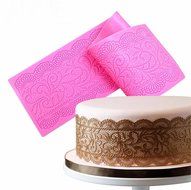 Silicone Lace, Kootips Cloud Vines Scrolls Cake Decorating Mold Decorating Tools Embossing Cake Fondant Mold Sugar... N2