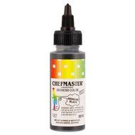 Chefmaster by US Cake Supply 2-Ounce Airbrush Cake Food Color Midnight Black