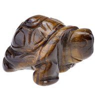 JOVIVI 1pc Natural Carved Gemstones Tortoise Figurine 1.5&#039;&#039; Room Decoration, with Gift Box (Opalite) N19