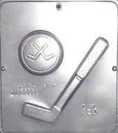 Hockey Stick an Puck Chocolate Candy Mold 324