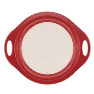 Rachael Ray Stoneware 9-Inch Pie Baker, Orange N3