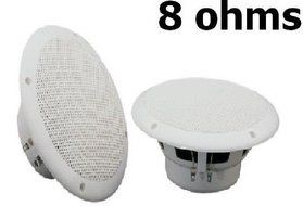 Electromart Waterproof Full Range Ceiling Speakers 6.5" 100W
