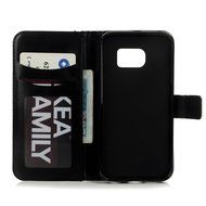 S6 Edge Case,Samsung Galaxy S6 Edge Case - Wallet Folio Flip Premuim PU Leather Case Colorful Print Design with... N22