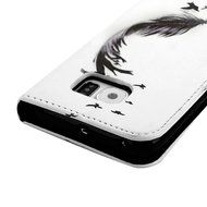 S6 Edge Case,Samsung Galaxy S6 Edge Case - Wallet Folio Flip Premuim PU Leather Case Colorful Print Design with... N23