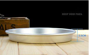 Rykey Round Aluminum Cake Pan / Deep Dish Pizza Pan (16.5*2.5cm) N3