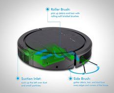 COVER All-in-One Robotic Vacuum with Wet/Dry Mop Module and Virtual Wall N3
