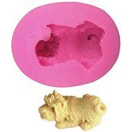 WYD DIY Lovely Puppy Cake Silicone Mold,3D Fondant Mold,Handmade Soap Mould N2