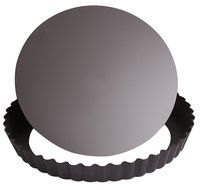 Attmu Non-Stick 8 Inches Removable Loose Bottom Quiche Pan (2 Pack), Tart Pie Pan, Round Tart Quiche Pan with... N4