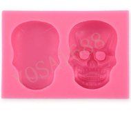 Actopus Skull Silicone Fondant Mould Cake Toppers Fimo Icing Sugarcraft Decorating Cake Mold N2