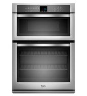 Whirlpool WOC54EC0AB 30&quot; Black Electric Combination Wall Oven N4
