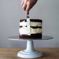 BakeitFun Stainless Steel Angled Icing Spatula Set | Professional Cake Decorating Tools with Black Plastic Handle... N7