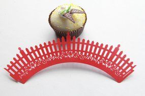 Kuke 24 pcs Garden Fence Laser Cut Cupcake Wrappers Cupcake Liners Muffin Container for Baby Shower Baby Birthday... N3