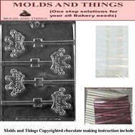 PRINCESS CROWN lolly kids chocolate candy mold Molding Instruction + 25 packaging Kit