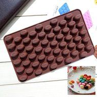 Fanhesheng Coffee Beans Chocolate Candy Ice Cube Cake Decoration Silicone Bakeware Mould N6