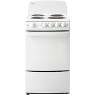 Danby DER200W 20-Inch Wide Electric Range with Coil Element Cooktop and 2.4 Cubic Feet Oven, White N2