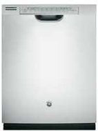 Ge DISHWASHERS 1029011 Built-In 24" Dishwasher With Front Controls, Stainless Steel, 4 Cycles / 8 Options