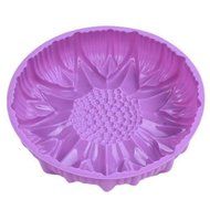Yingwei Purple Silicone Cake Mold Ice Cream Mold Pastry Mold 22x21x3.5cm
