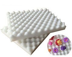 SHINA 2Pcs Kitchen Sugarcraft Fondant Foam Pad Dry Flower Sponge Mats Cake Decorating N2
