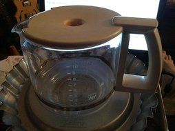 Krups Schott 12 Cup Replacement Carafe in Black with Strainer