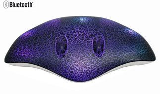 LingShuo Wireless Mini Bluetooth Devil Rays Design Colorful LED Speaker with Super Bass Touch Control Stereo Support... N3