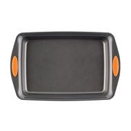 Rachael Ray Oven Lovin&#039; Nonstick Bakeware 9-Inch-by-13-Inch Cake Pan, Orange N5