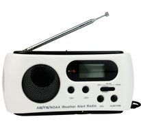 LeeKer Emergency Solar Power Dynamo Hand Crank FW/AM/NOAA Weather Alert Radio Built in LED Flashlight with USB... N7