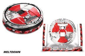 Skin Decal Wrap For iRobot Roomba 980 Vacuum Stickers Accessory Kit MELTDOWN