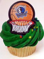 DALLAS MAVERICKS 14 Piece NBA Basketball Birthday Party Cupcake Topper Set - Includes All Cupcake Toppers and... N5