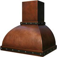 Custom Copper Range Hood (60", dark) N2