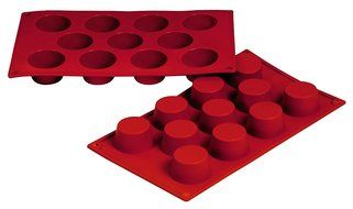 Fat Daddio's Silicone Bakeware, Muffin, 1.7 Ounce