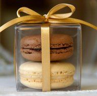 25 Sets of Clear Macaron Boxes for 2 Macarons ($1.00 Per Set of Macaron Box)