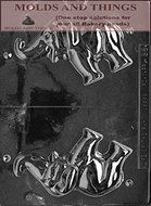 3D ELEPHANT Animal Chocolate Candy Mold With &copy; Candy Making Instruction -Set of 3